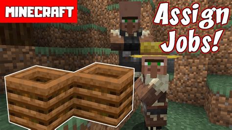 villager won't take job|how to assign villagers jobs.